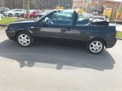 Gebraucht VW Golf Conceptline 101 PS (74 kW) 2000 Schwarz Cabrio