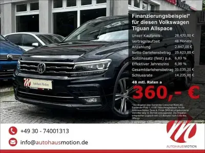 Gebraucht VW Tiguan Allspace United 150 PS (110 kW) 2021 Deep black perleffekt SUV
