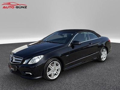 Gebraucht Mercedes E350 AMG line 292 PS (214 kW) 2010 Schwarz Cabrio