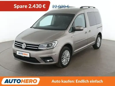 Gebraucht VW Caddy Comfortline 125 PS (91 kW) 2018 Mojavebeige Van / Kleinbus