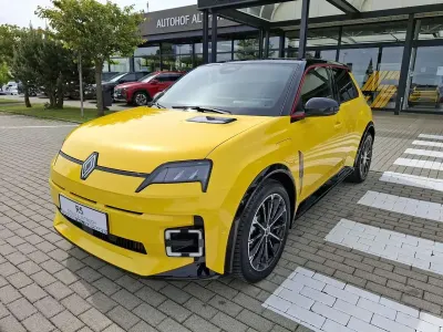Neu Renault 5 E-Tech Iconic 110 kW (150 PS) 2026 Pop yellow mit dach in black p Kleinwagen