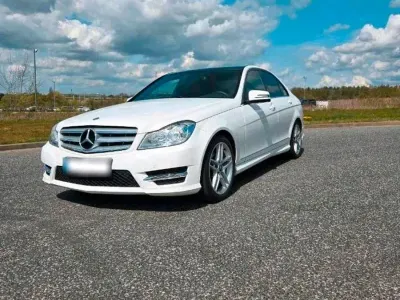 Brugt Mercedes C180 AMG 156 HK (114 kW) 2013 Hvid Sedan