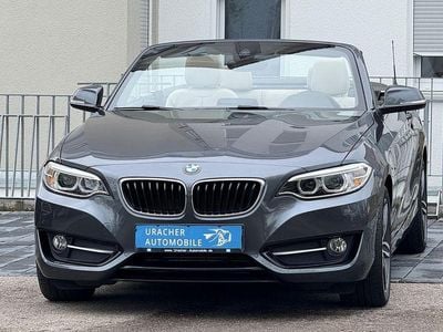 Second-hand BMW 220 Sport Line 184 CP (135 kW) 2015 Gri Cabrio