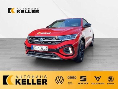 Gebraucht VW T-Roc Cabriolet R-line 150 PS (110 kW) 2022 Kings red metallic schwarz Cabrio