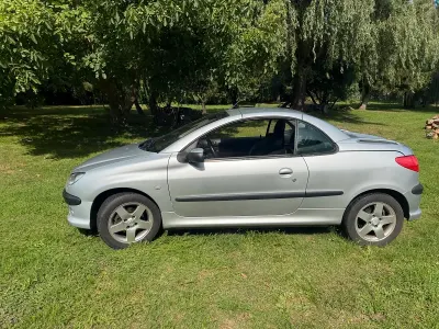 Gebraucht Peugeot 206 110 PS (80 kW) 2002 Silber Cabrio