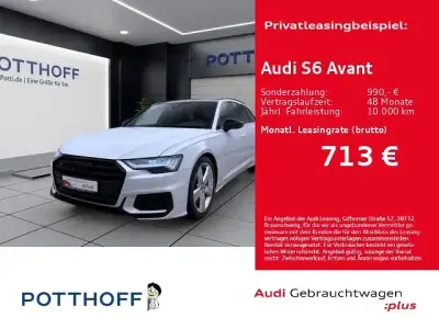Gebraucht Audi S6 Design 344 PS (253 kW) 2023 Gletscherweiß metallic Kombi