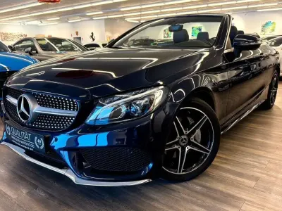 Gebraucht Mercedes C200 AMG 197 PS (144 kW) 2021 Cavansitblau  metalliclack Cabrio
