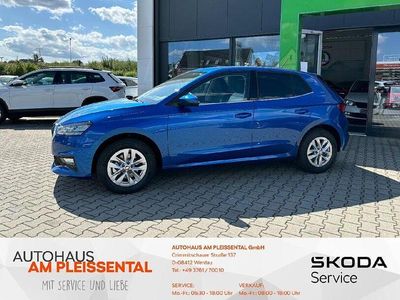 Gebraucht Skoda Fabia Selection 116 PS (85 kW) 2024 Raceblau metallic Kleinwagen