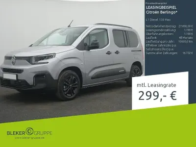 Nowe Citroën Berlingo 131 KM (96 kW) 2026 Szary Minivan