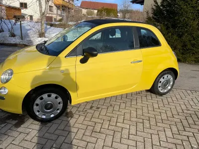 Używany Fiat 500C 69 KM (50 kW) 2012 Żółty Kabriolet