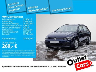 Gebraucht VW Golf VIII Life 116 PS (85 kW) 2022 Blau Kombi