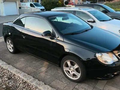 Brugt VW Eos 116 HK (85 kW) 2006 Sort Cabriolet