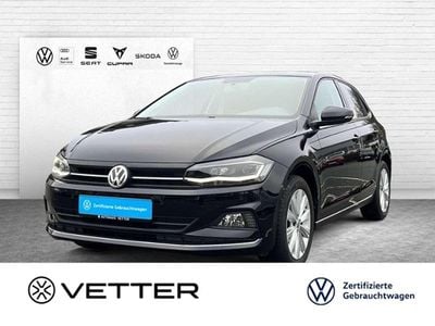 Gebraucht VW Polo Highline 95 PS (69 kW) 2018 Schwarz Kleinwagen