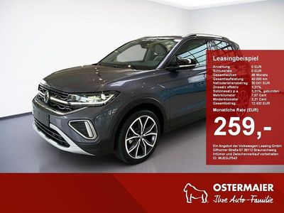 Rauchgrau Neu 2025 VW T-Cross Style SUV | 33.280 € (Teuer)