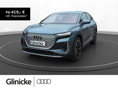 Gebraucht Audi Q4 Sportback e-tron S-Line 219 kW (299 PS) 2022 Geysirblau metallic SUV