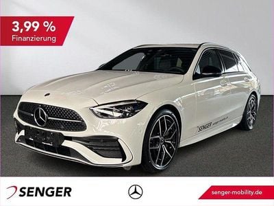 Gebraucht Mercedes C220 AMG 197 PS (144 kW) 2026 Unilack polarweiß Kombi