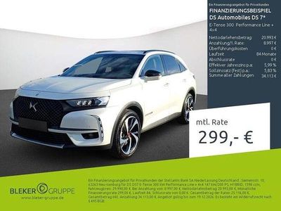 Gebraucht DS Automobiles DS7 Crossback Performance Line Plus 300 PS (220 kW) 2022 Lack weiss perlglänzend/metall SUV
