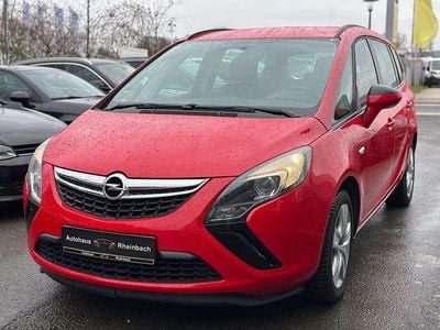 Gebraucht Opel Zafira Tourer Edition 131 PS (96 kW) 2014 Rot Van / Kleinbus