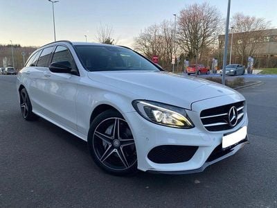 Gebraucht Mercedes C220 AMG line 170 PS (125 kW) 2016 Weiß Limousine