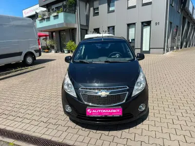 Gebraucht Chevrolet Spark 68 PS (50 kW) 2010 Schwarz Kleinwagen