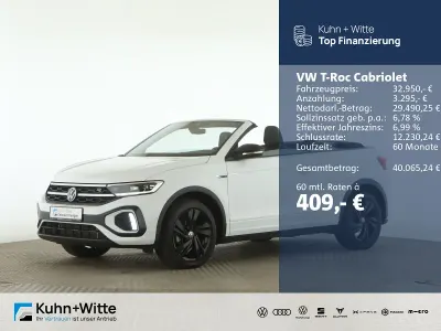 Second-hand VW T-Roc Cabriolet R-line 150 CP (110 kW) 2024 Alb Cabrio