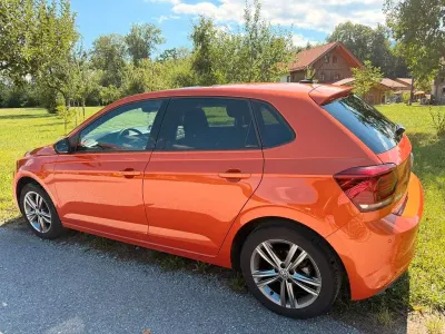 Gebraucht VW Polo Style 116 PS (85 kW) 2018 Orange Kleinwagen