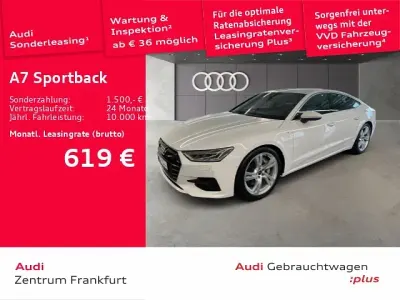 Gebraucht Audi A7 Sportback 299 PS (219 kW) 2023 Weiß Kleinwagen