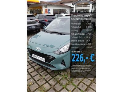 Gebraucht Hyundai i10 Trend 84 PS (61 kW) 2023 Gruen Kleinwagen