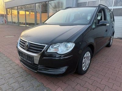 Gebraucht VW Touran Trendline 105 PS (77 kW) 2007 Schwarz Van / Kleinbus