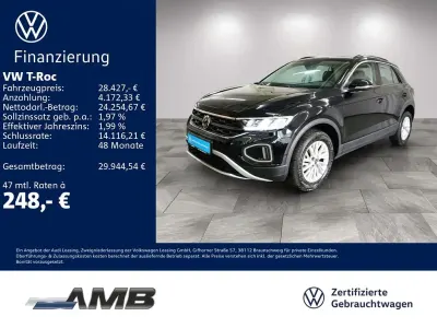 Gebraucht VW T-Roc Life 116 PS (85 kW) 2025 Deep black perleffekt SUV