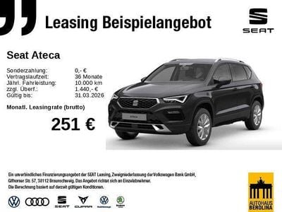 Neu Seat Ateca 150 PS (110 kW) 2026 Schwarz SUV