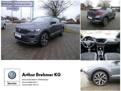 Gebraucht VW T-Roc Cabriolet R-line 150 PS (110 kW) 2021 Grau Cabrio