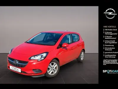 Gebraucht Opel Corsa Edition 90 PS (66 kW) 2016 Rot Kleinwagen
