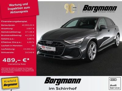 Grün / distriktgruen Gebraucht 2025 Audi A3 S-Line Limousine | 40.993 € (Guter Preis)