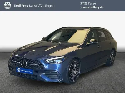 Gebraucht Mercedes C220 AMG 200 PS (147 kW) 2023 Blau Kombi