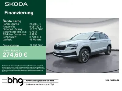Gebraucht Skoda Karoq Tour 150 PS (110 kW) 2022 Weiß SUV