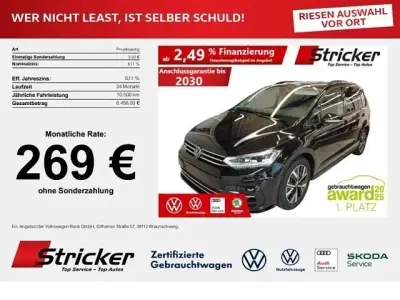 Gebraucht VW Touran R-line 150 PS (110 kW) 2025 Schwarz Van / Kleinbus