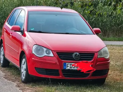 Gebraucht VW Polo Comfortline 64 PS (47 kW) 2007 Rot Kleinwagen