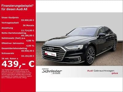 Second-hand Audi A8 Ambiente 340 CP (250 kW) 2021 Negru Berlinǎ