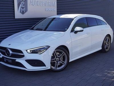 Polarweiss Gebraucht 2019 Mercedes CLA220 Shooting Brake AMG line Kombi | 24.990 € (Fairer Preis)