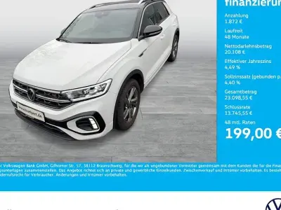 Gebraucht VW T-Roc R-line 110 PS (80 kW) 2023 Weiß SUV