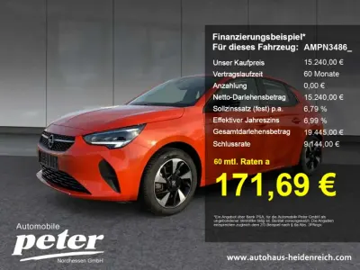 Gebraucht Opel Corsa-e Edition 100 kW (136 PS) 2022 Power orange Kleinwagen