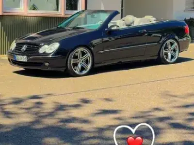 Gebraucht Mercedes CLK500 Avantgarde 306 PS (225 kW) 2004 Schwarz Cabrio