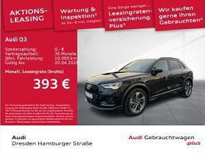 Gebraucht Audi Q3 Advanced 150 PS (110 kW) 2025 Schwarz (mythosschwarz metallic) SUV
