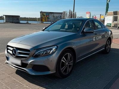 Brugt Mercedes C400 333 HK (244 kW) 2015 Sølv Sedan