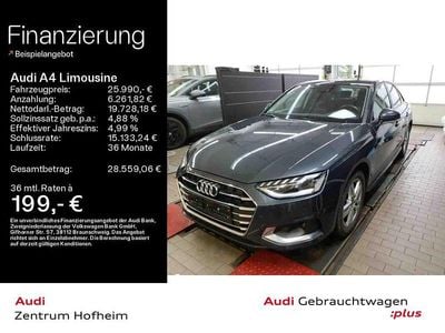 Manhattangrau metallic Gebraucht 2022 Audi A4 Advanced Limousine | 25.990 € (Fairer Preis)