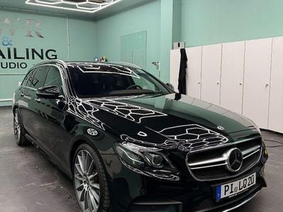 Schwarz Gebraucht 2018 Mercedes E400 AMG Line Premium Plus Limousine | 36.780 € (Teuer)