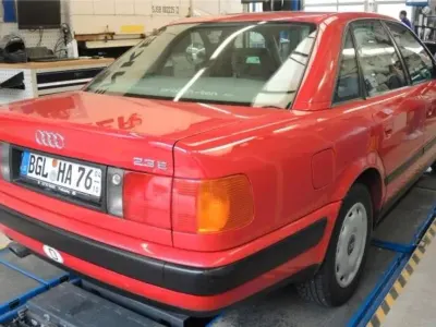 Gebraucht Audi 100 133 PS (97 kW) 1992 Rot Limousine