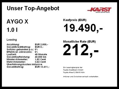 Weiß Neu 2025 Toyota Aygo X-play Kleinwagen | 19.490 € (Fairer Preis)