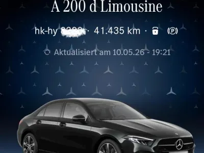 Używany Mercedes A200 150 KM (110 kW) 2023 Czarny Sedan/Limuzyna